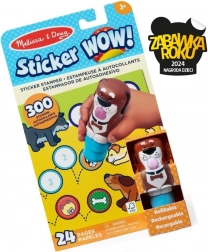 Sticker Wow - Interaktivní knížka a razítko s nálepkami - Pes
