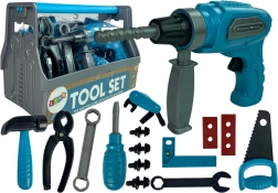 Dětská sada nářadí v kufříku – modrá