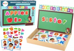 Vzdělávací Sada Magnetických Puzzle s Multifunkční Tabulí