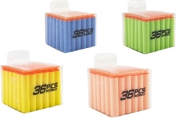 Náhradní pěnové šipky s přísavkou 36 ks v přenosné krabičce