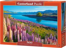 Puzzle 500 dílků – jezero Tekapo, Nový Zéland