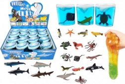 Sliz s mořským zvířátkem