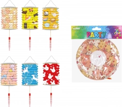 Lampion válec Zvířátka 16 cm