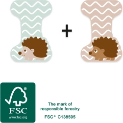 Small foot dřevěné písmeno I