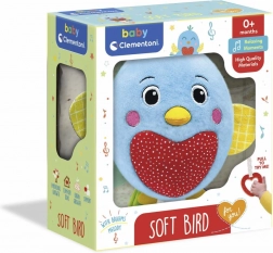 Plyšový ptáček s Brahmsovou ukolébavkou od Clementoni