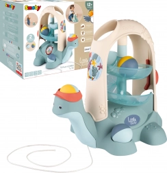 Tahací želva s kuličkami Little Smoby