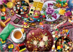 Puzzle Šicí stůl 2000 dílků Educa