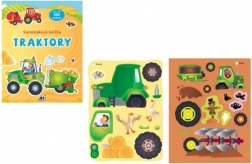 Samolepková knížka traktory