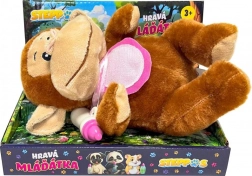 Interaktivní opička Steppos s lahvičkou