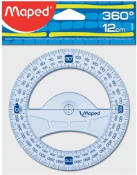 Úhloměr 360° 12 cm