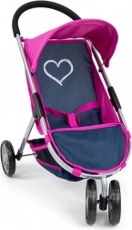 Tříkolový kočárek pro panenky Susie Prestige Navy