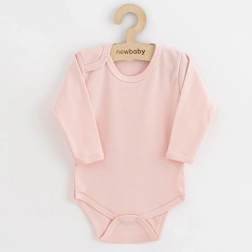 Dojenecké body New Baby Classic II, světle růžové, vel. 74 (6–9 měsíců)