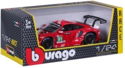 Kovový model auta Bburago Porsche 911 RSR LM 2020 v měřítku 1:24