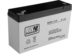 Gelový AGM akumulátor 6 V 12 Ah