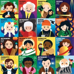 Čtvercové puzzle Malí vědci 500 dílků