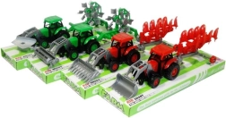 Traktor s přídavným strojem