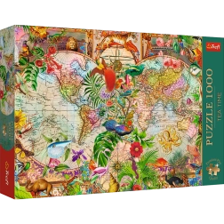Trefl puzzle Tea Time: Antická mapa světa 1000 dílků