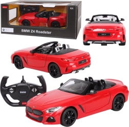 Dálkově ovládané auto BMW Z4 Roadster Rastar 1:14 červené