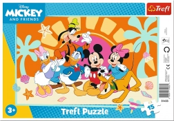 Puzzle MICKEY A JEHO PŘÁTELÉ 15 dílků