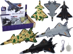 Model letadla s frikčním pohonem a efektem páry, dobíjecí, 3 barvy