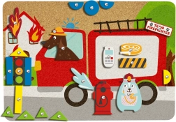 Lena zatloukací hra Hasiči