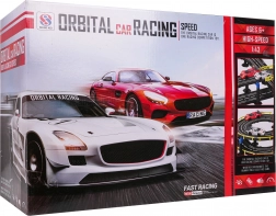 Mega závodní dráha R/C 1:43 s dvoumi auty