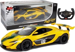 Dálkově ovládané auto McLaren P1 GTR Rastar 1:14 žluté