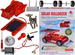 Solární stavebnice buldozeru - 1 kus