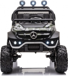 Dětské elektrické auto Unimog S v maskáčové barvě