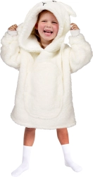 Hřejivá televizní mikinová deka s kapucí pro děti