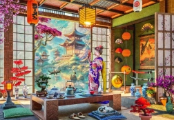 Bluebird puzzle japonská čajová místnost 1000 dílků