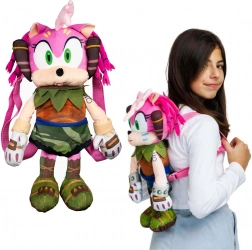 Plyšový batůžek SONIC PRIME Amy Rose 43 cm