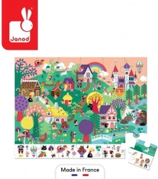 Pozorovací puzzle v kufříku Pohádky 24 dílků 3+