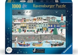 Ravensburger puzzle Vánoce na pobřeží 1000 dílků