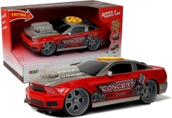 Hudební taneční auto DJ se světly a reproduktory