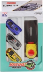 Sada sportovních aut s vystřelovačem