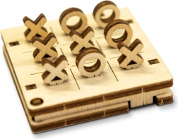 Dřevěné 3D puzzle mini piškvorky WOODEN CITY