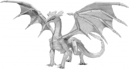 3D kovový model draka METAL EARTH Premium Series
