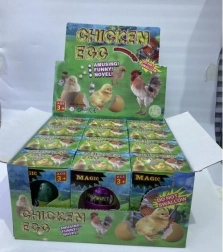 Vejce s rostoucím kuřátkem 6 cm