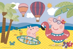 Puzzle Prasátko Peppa: Prázdniny Maxi 24 dílků