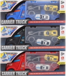 Kamion s kovovými autíčky