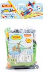 Stavebnice malý inženýr 130 dílů – vrtulník POLESIE