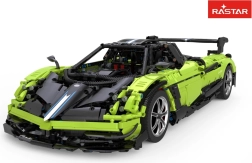 Stavebnice sportovního auta PAGANI Huayra BC 1:8 zelená Rastar