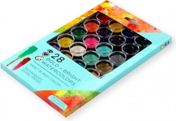 Akvarelové barvy – 28 výrazných barev v kompaktním pouzdře