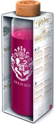 Skleněná láhev s silikonovým návlekem HARRY POTTER 585 ml