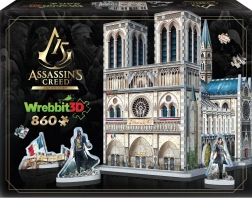 3D puzzle Assassin's Creed Unity: Katedrála Notre-Dame 860 dílků