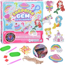 Kreativní adventní kalendář s diamantovým malováním – přívěsky