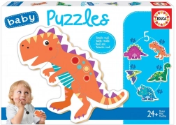 Educa baby puzzle dinosauři 5v1
