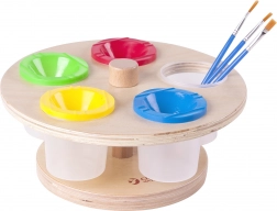 CLASSIC WORLD otočný stojan na barvy s kelímky