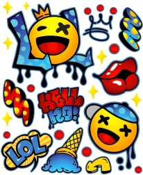 Naplamki Naprasowatelné nálepky LOL